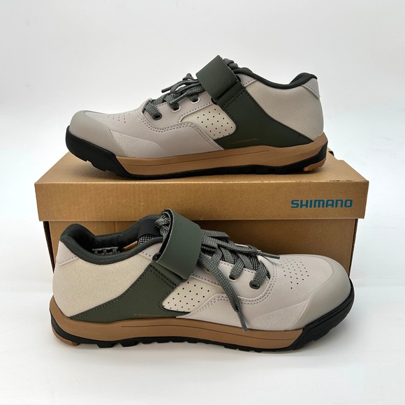Shimano‎ SH-GE700 Enduro Shoes Mens Size 7 (EU 40) SPD Light Gray MTB Trail NEW main image 5